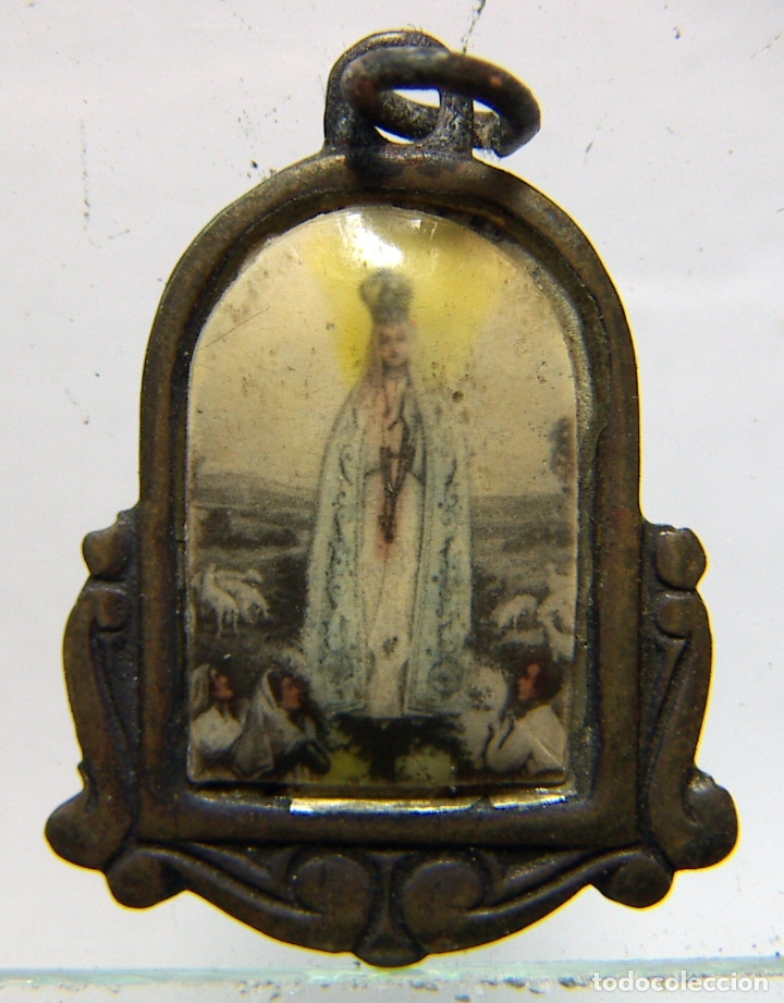Antig&uuml;edades: MEDALLA RELIGIOSA DE LA VIRGEN DE FATIMA - Foto 1