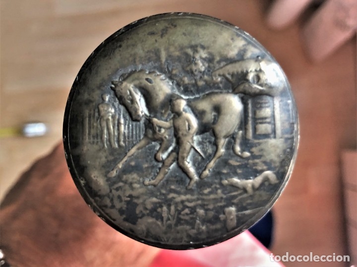 Antig&uuml;edades: Baston de madera y marfil - Foto 4
