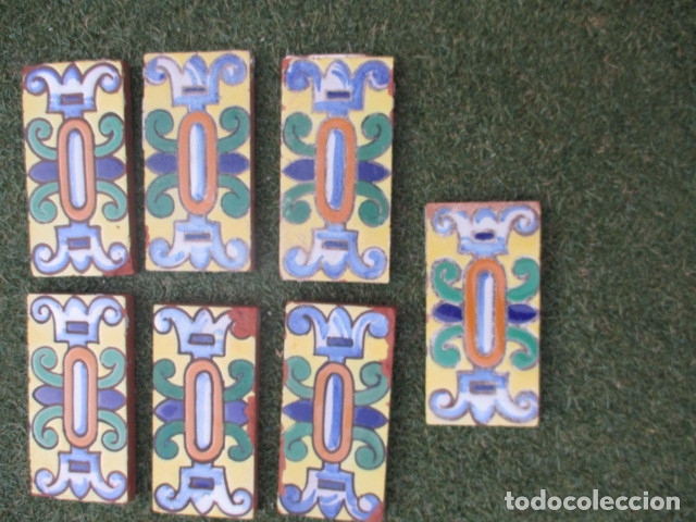Antig&uuml;edades: Azulejos cenefas Ramos Rejano - Foto 1