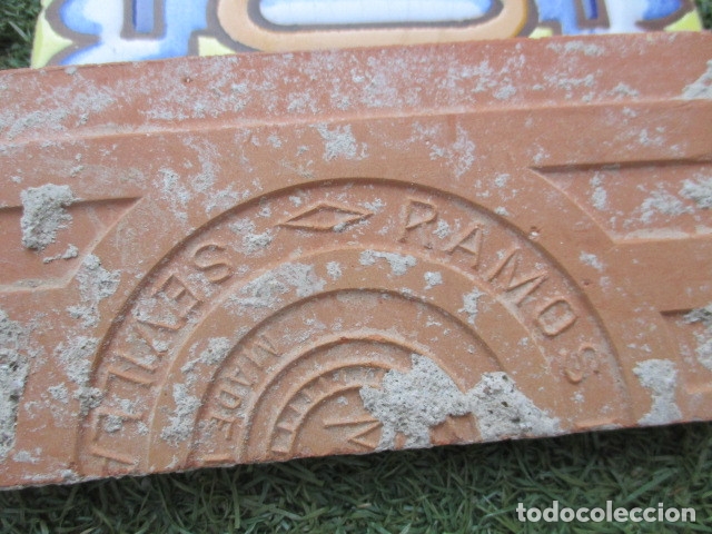 Antig&uuml;edades: Azulejos cenefas Ramos Rejano - Foto 3
