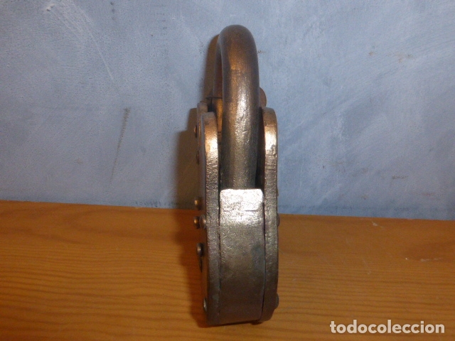 Antig&uuml;edades: CANDADO CON DOS LLAVES, FUNCIONANDO - Foto 5