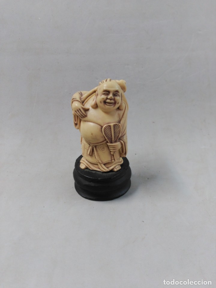 Antig&uuml;edades: BUDA SONRIENTE, CHINO, EN PASTA - Foto 1