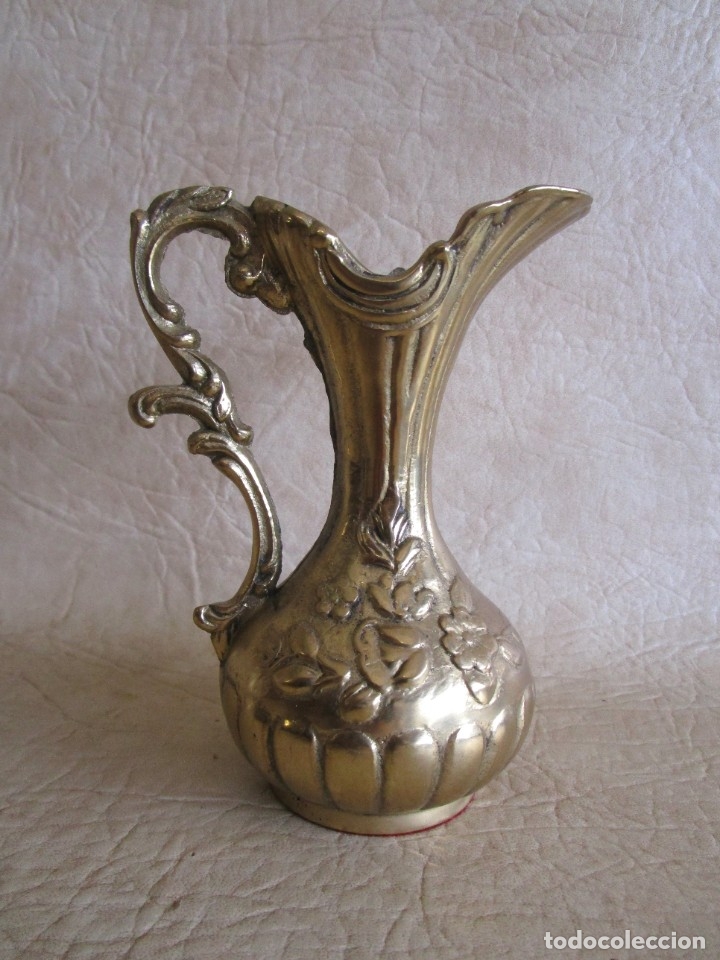 Antig&uuml;edades: ANTIGUO JARRON DE BRONCE 14 CM - Foto 1