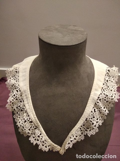 Antig&uuml;edades: ANTIGUO CUELLO DE ENCAJE - Foto 1