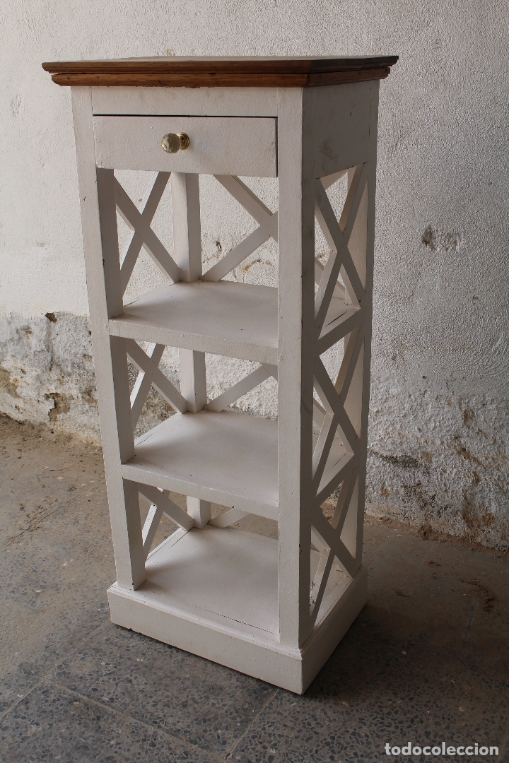 Antig&uuml;edades: mueble estanteria con caj&oacute;n - Foto 3