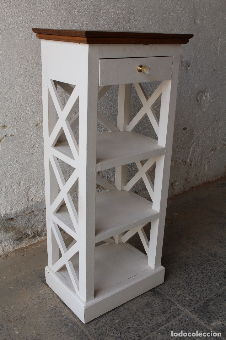 Antig&uuml;edades: mueble estanteria con caj&oacute;n - Foto 1