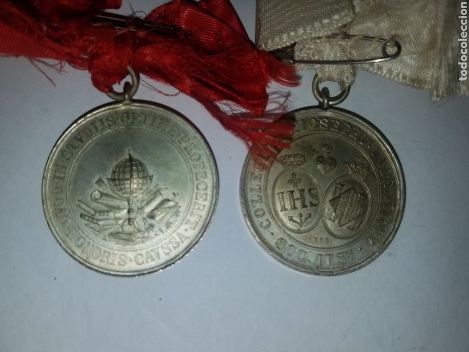 Antig&uuml;edades: Lote de 4 medallas religiosas. - Foto 7