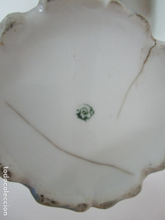 Antigüedades: Precioso Aguamanil Modernista - Palangana y Jarra - Porcelana Esmaltada - Foto 30 - 178609373