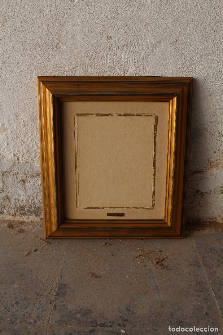 Antig&uuml;edades: marco en madera dorada - Foto 1