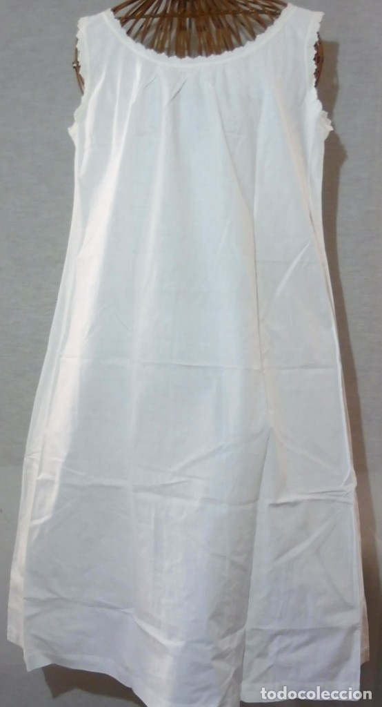 Antig&uuml;edades: ANTIGUO CAMIS&Oacute;N DE ALGOD&Oacute;N CON BORDADOS S.XIX - Foto 8