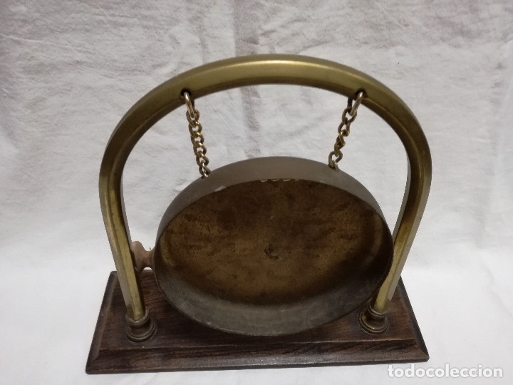 Antig&uuml;edades: ANTIGUO GONG CHINO DE BRONCE - Foto 6