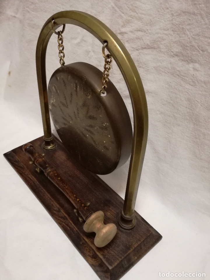 Antig&uuml;edades: ANTIGUO GONG CHINO DE BRONCE - Foto 10