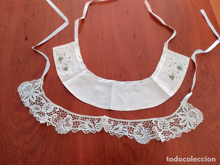 Antig&uuml;edades: cuello de encaje y cuello de perlitas para ni&ntilde;a - Foto 1