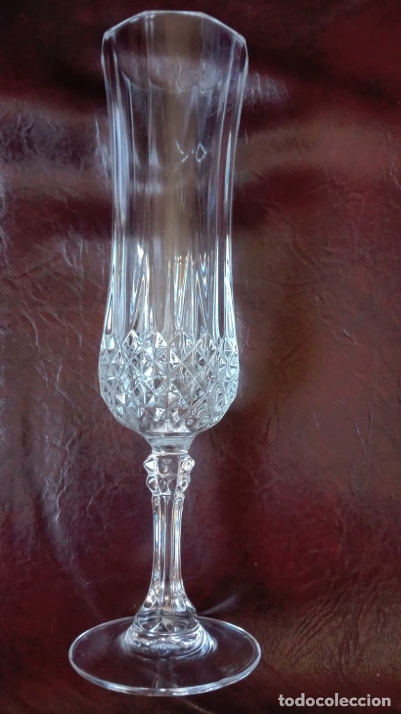 Antig&uuml;edades: Copa de cristal tallado - Foto 2