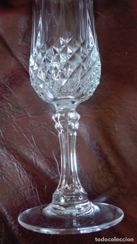 Antig&uuml;edades: Copa de cristal tallado - Foto 3
