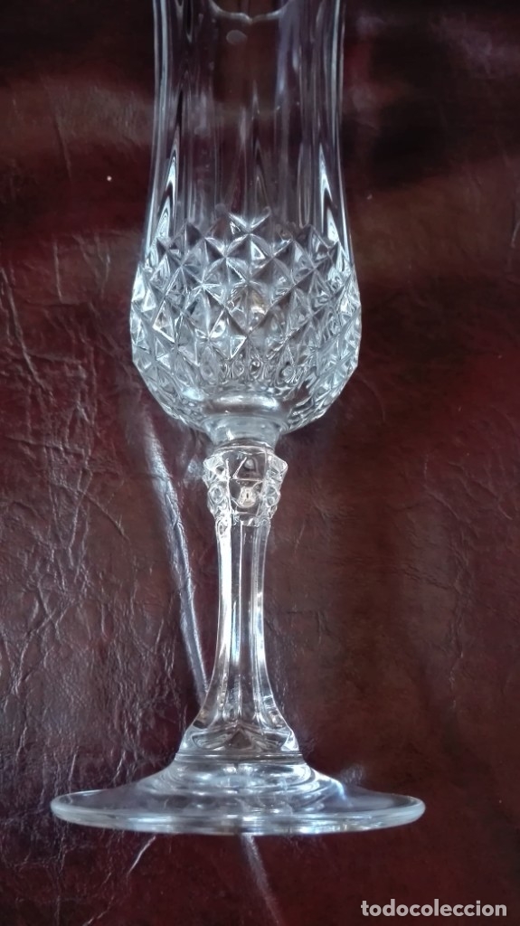 Antig&uuml;edades: Copa de cristal tallado - Foto 3