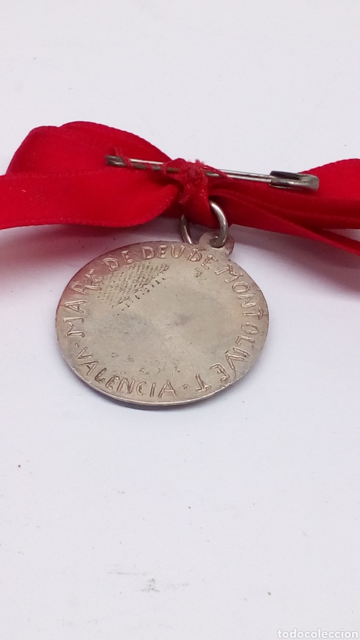 Antig&uuml;edades: Broche religioso Maria de deu Monteolivete - Foto 1