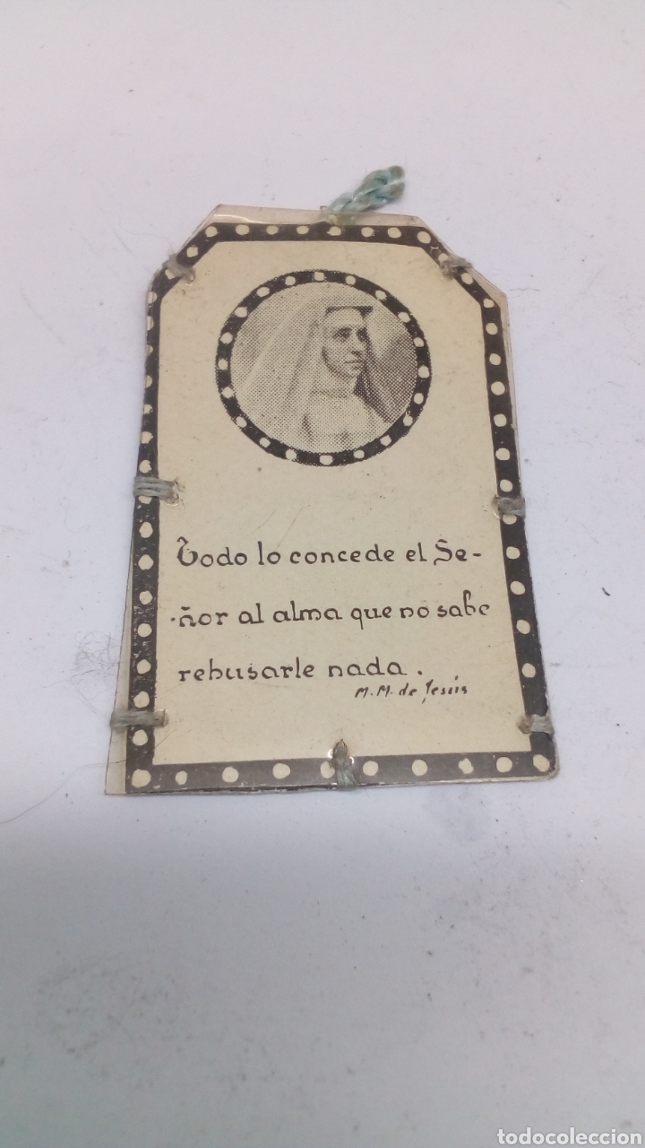 Antig&uuml;edades: Escapulario Maria deparadora - Foto 1