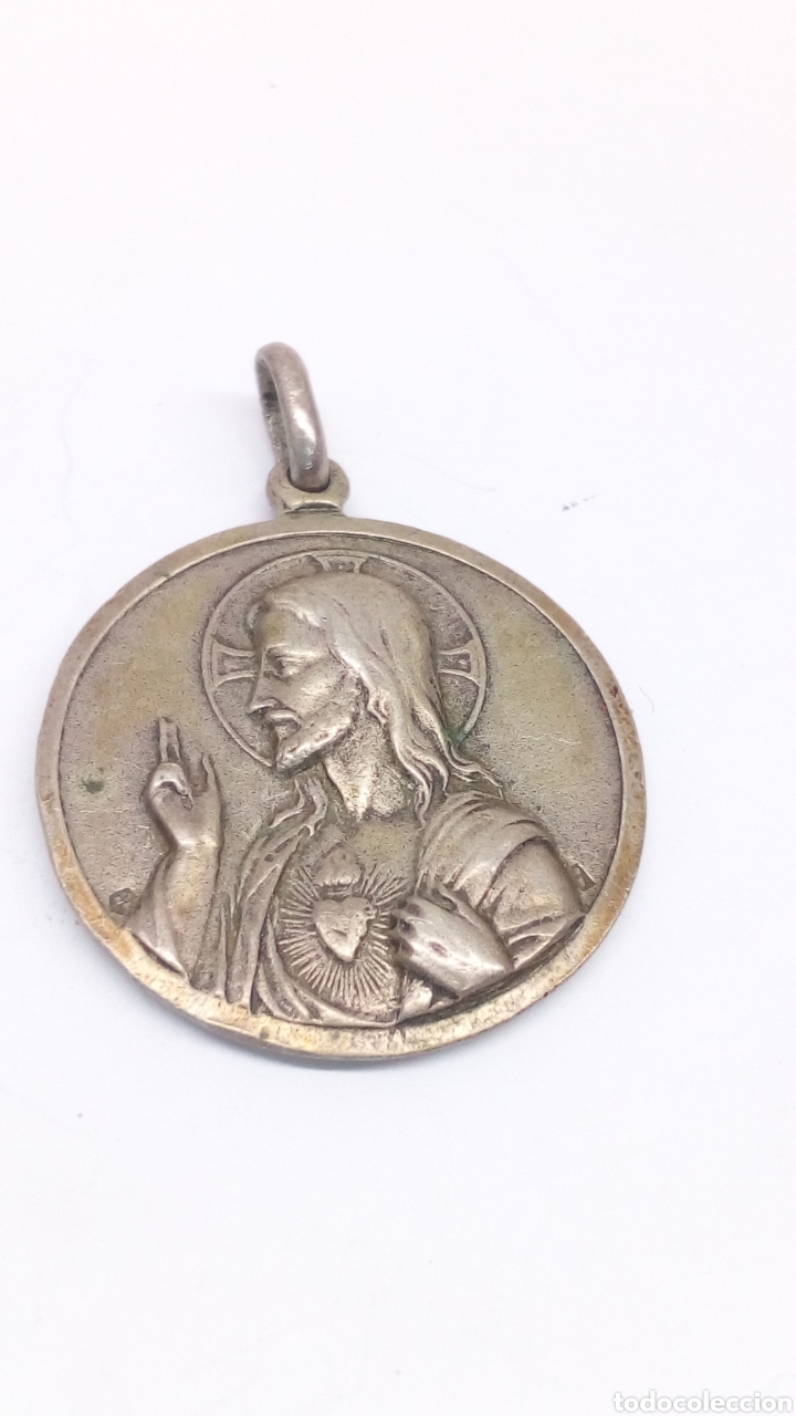 Antig&uuml;edades: Escapulario de plata - Foto 1
