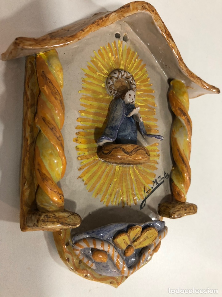 Antig&uuml;edades: Benditero con firma original - Foto 2