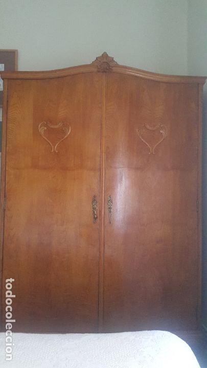 Antig&uuml;edades: Armario ropero en madera de roble - Foto 2