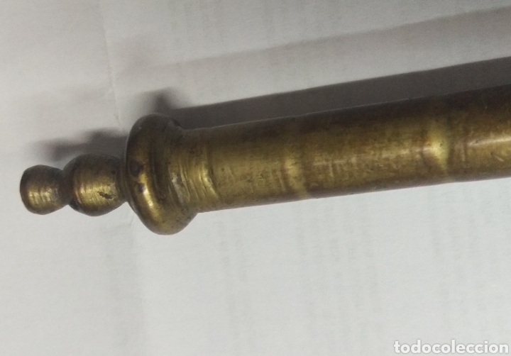 Antig&uuml;edades: Antigua mano para mortero de bronce - Foto 4