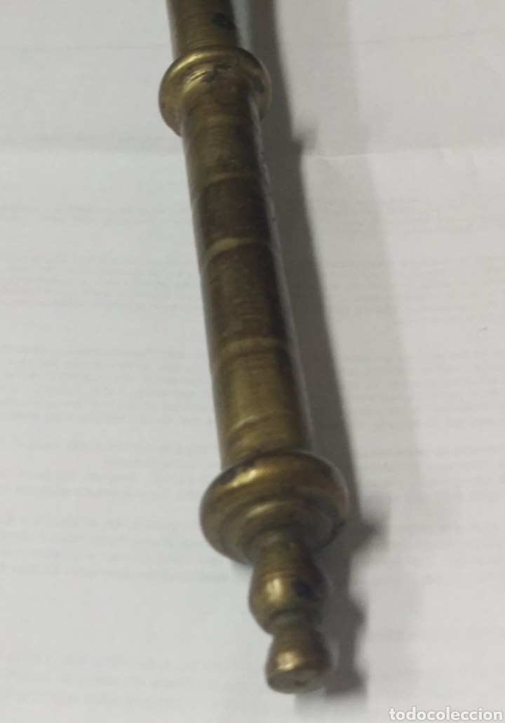 Antig&uuml;edades: Antigua mano para mortero de bronce - Foto 5