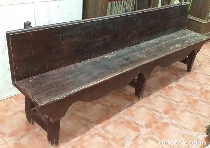 gran banco de madera 2,65 cm de largo siglo xi - Comprar Muebles