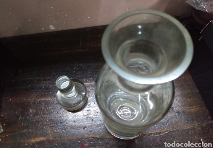 Antig&uuml;edades: Curiosa botella de cristal - Foto 7