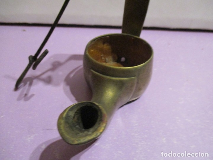 Antig&uuml;edades: candil de bronce - Foto 2