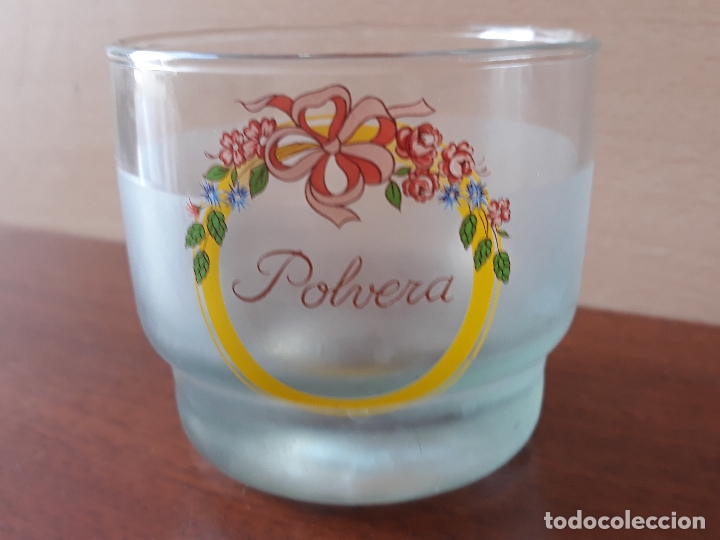 Antig&uuml;edades: Antigua polvera de cristal - Foto 1
