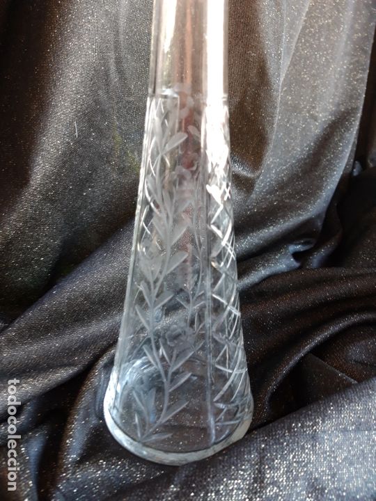 Antig&uuml;edades: Botella cristal tallado - Foto 3