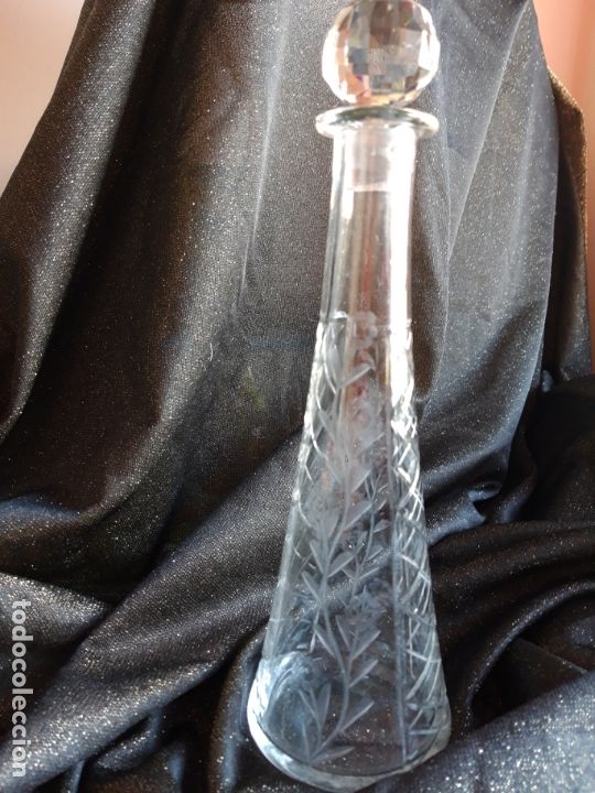 Antig&uuml;edades: Botella cristal tallado - Foto 10