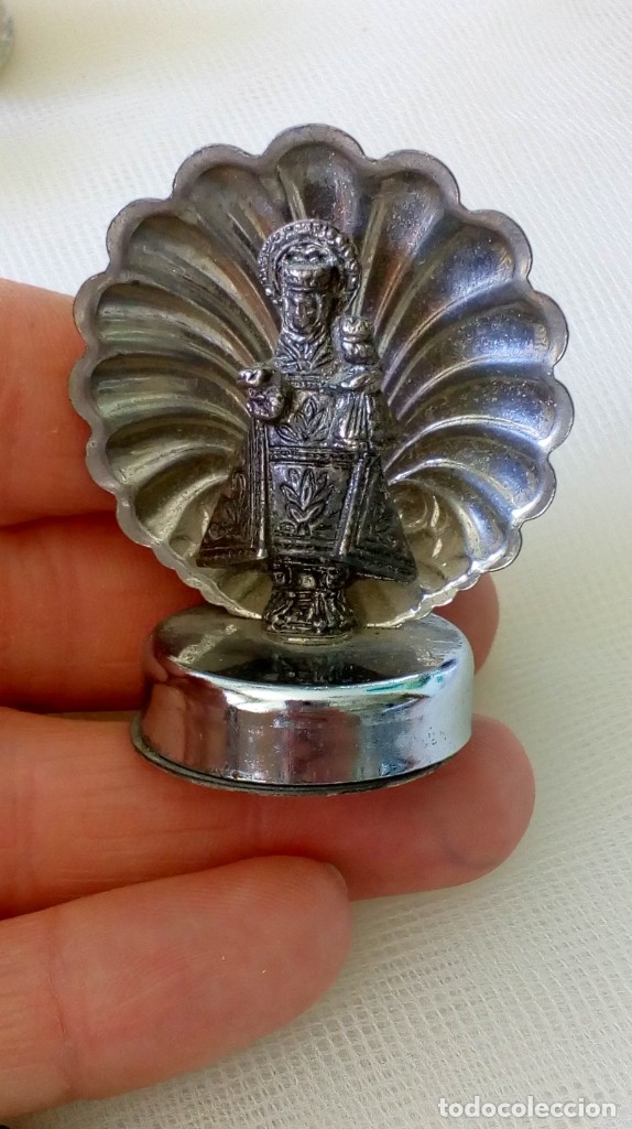 Antig&uuml;edades: LOTE DE 9 PEQUE&Ntilde;OS OBJETOS DE  SANTOS, VIRGENES.. - Foto 9