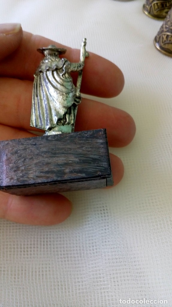 Antig&uuml;edades: LOTE DE 9 PEQUE&Ntilde;OS OBJETOS DE  SANTOS, VIRGENES.. - Foto 22