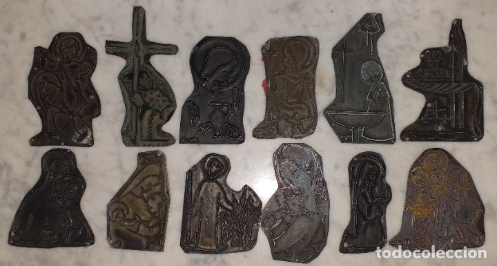 Antig&uuml;edades: PLANCHAS DE IMPRESI&Oacute;N PARA IMPRENTA - Foto 1