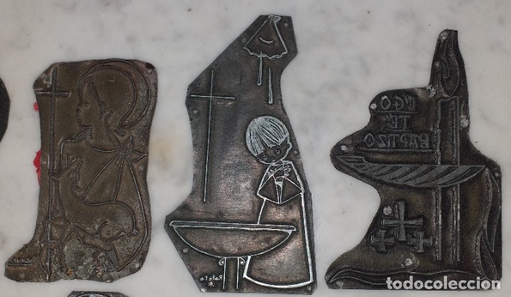 Antig&uuml;edades: PLANCHAS DE IMPRESI&Oacute;N PARA IMPRENTA - Foto 3