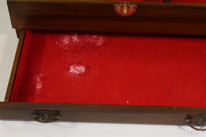 Antig&uuml;edades: caja joyero oriental - Foto 5
