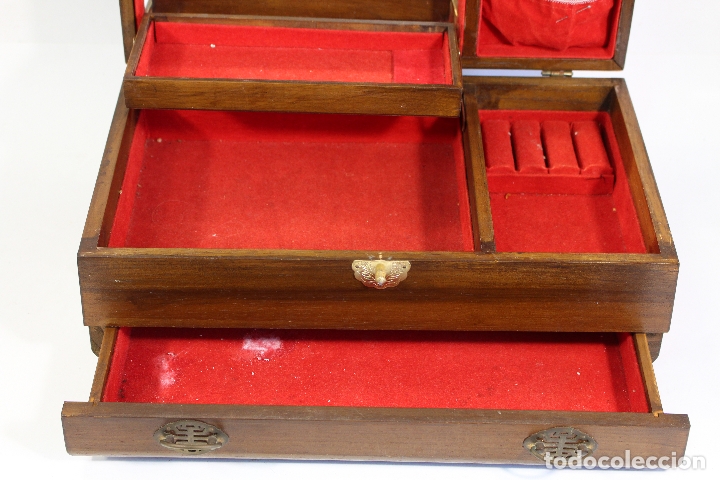 Antig&uuml;edades: caja joyero oriental - Foto 6