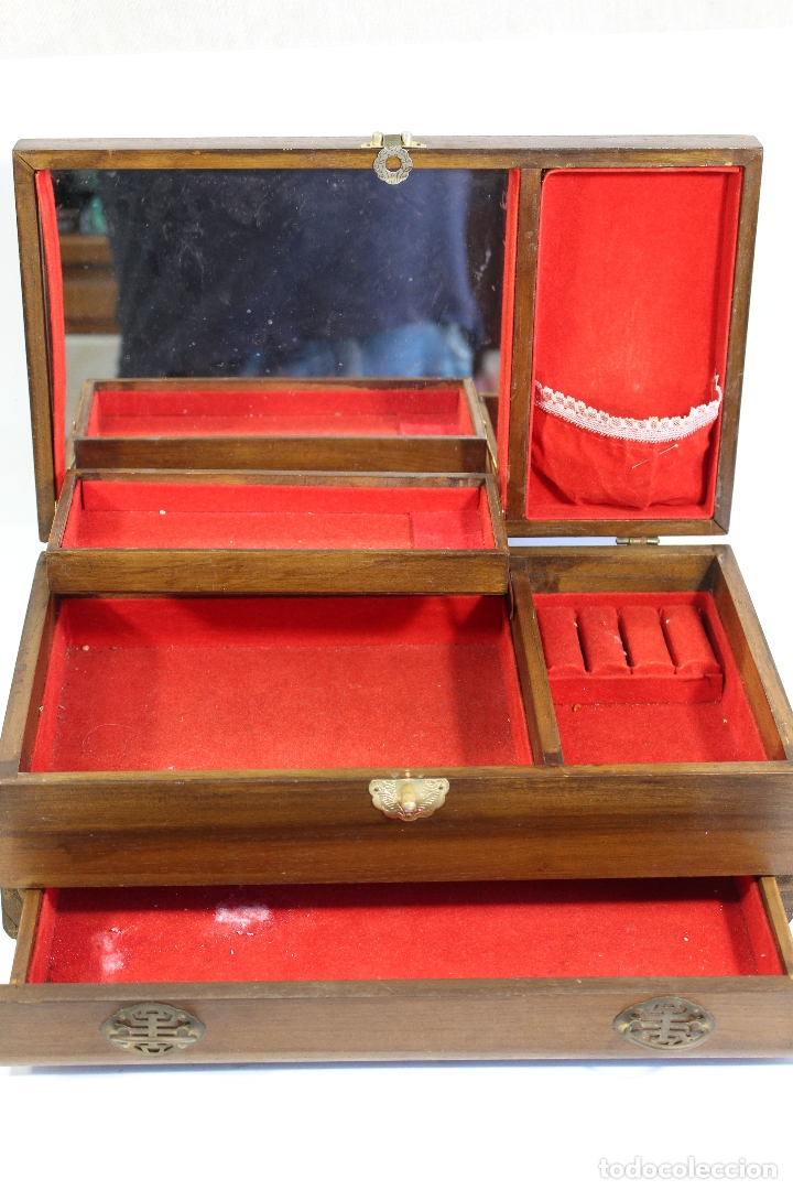 Antig&uuml;edades: caja joyero oriental - Foto 7