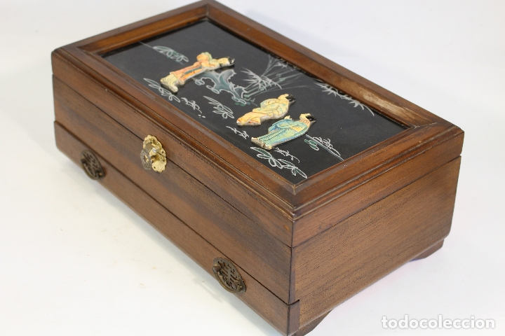 Antig&uuml;edades: caja joyero oriental - Foto 10