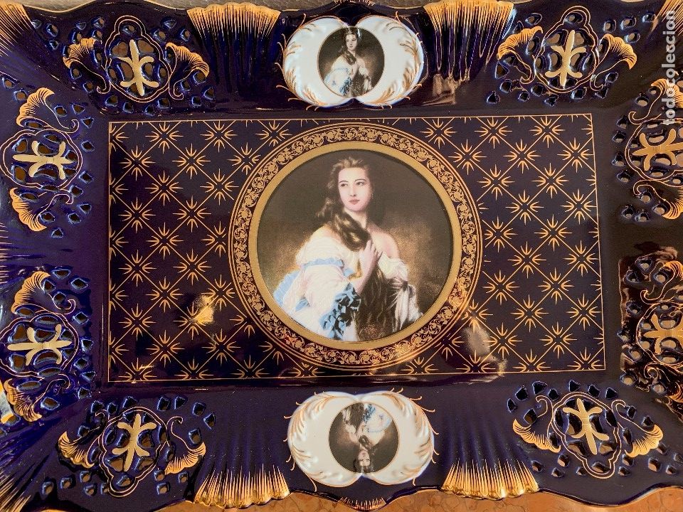 Antig&uuml;edades: BANDEJA DE PORCELANA - Foto 2