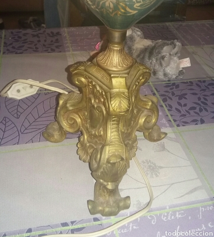 Antig&uuml;edades: L&aacute;mpara de sobremesa - Foto 2