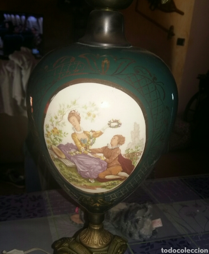 Antig&uuml;edades: L&aacute;mpara de sobremesa - Foto 3