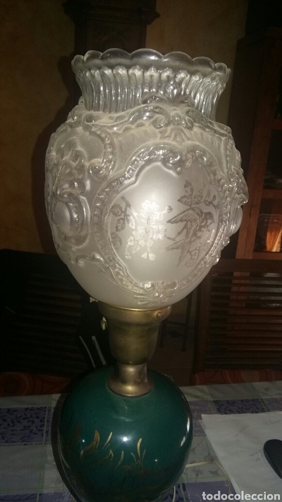 Antig&uuml;edades: L&aacute;mpara de sobremesa - Foto 6