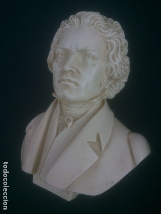 Antig&uuml;edades: Figura de busto de L.V. Beethoven - Foto 5
