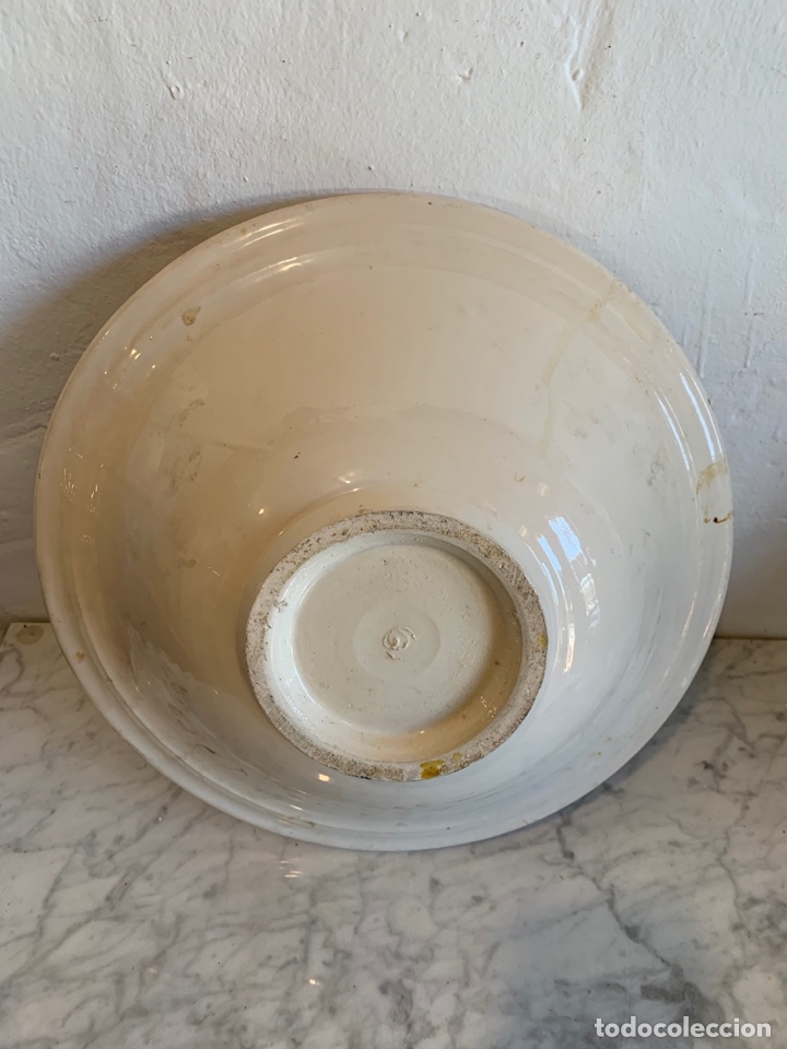 Antig&uuml;edades: - LEBRILLO DECORADO A MANO - Foto 2