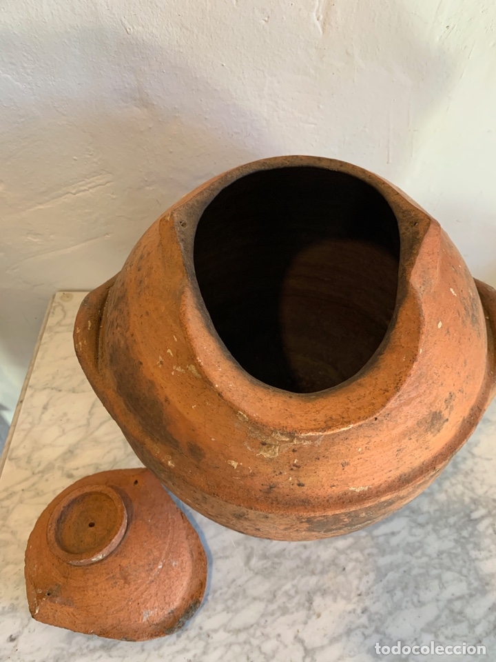 Antig&uuml;edades: - ANTIGUA OLLA DE BARRO - Foto 3