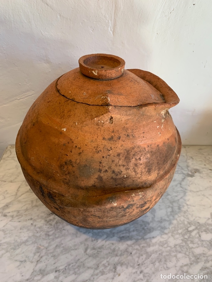 Antig&uuml;edades: - ANTIGUA OLLA DE BARRO - Foto 4