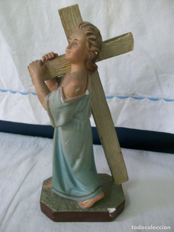 Antig&uuml;edades: NI&Ntilde;O JESUS-DE OLOT-ESTUCO - Foto 2